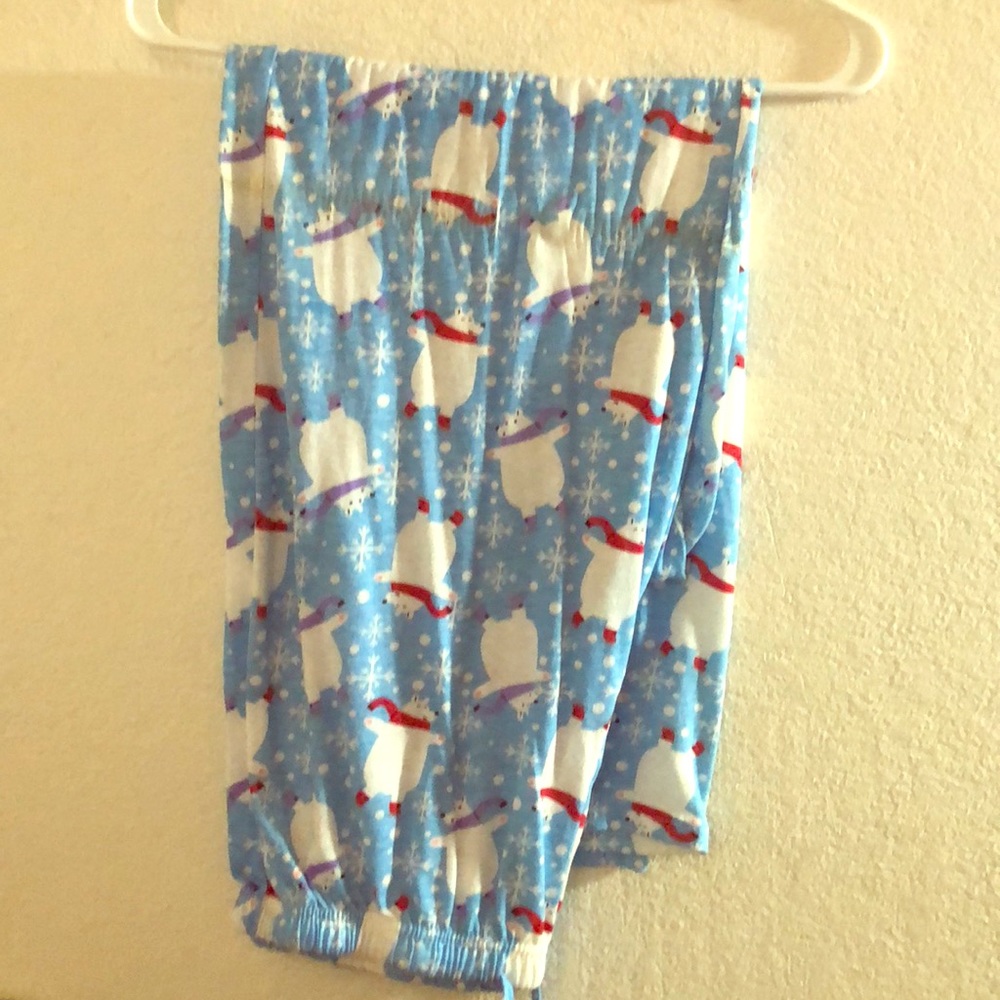 Polar bear pajama pants